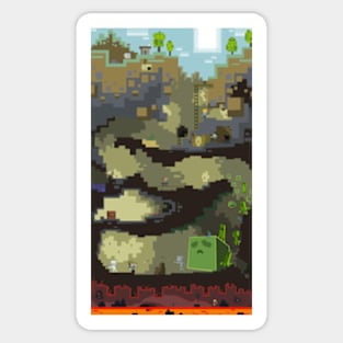 Minecraft Progression Map Sticker